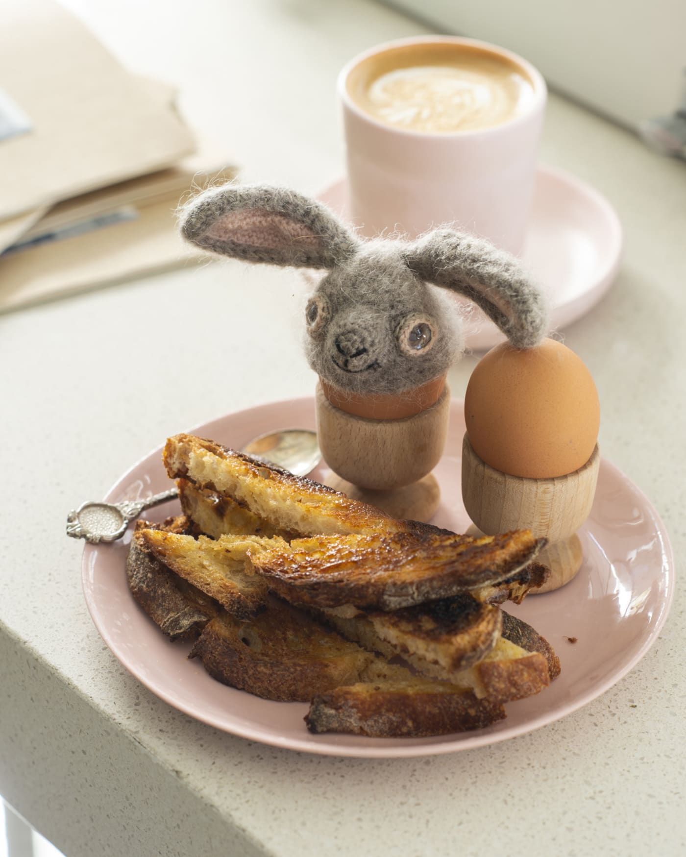 Their staple cafe serving: soldier eggs